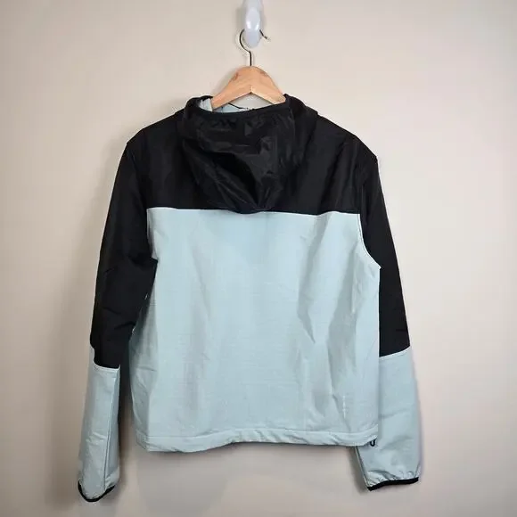 The North Face Womens Size M Tekware Grid Hybrid Full Zip Jacket Muted Pine